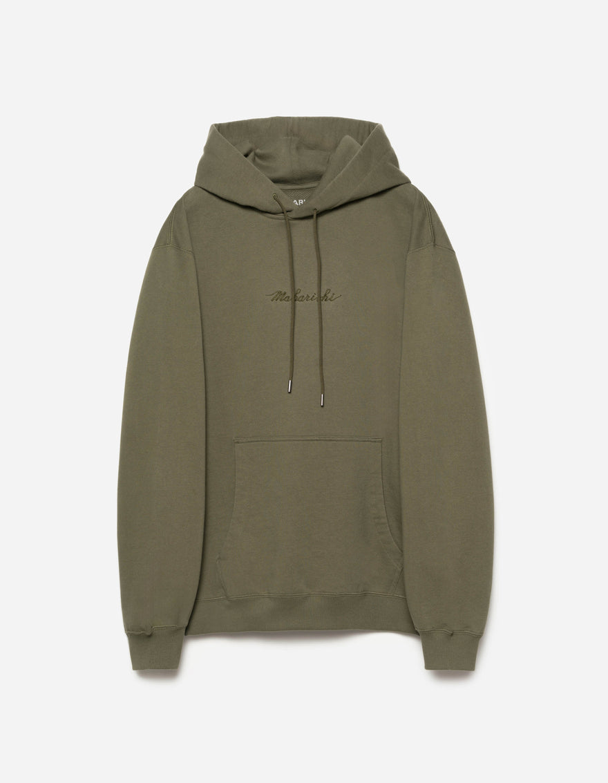4622 Maharishi Organic Hooded Sweat Olive