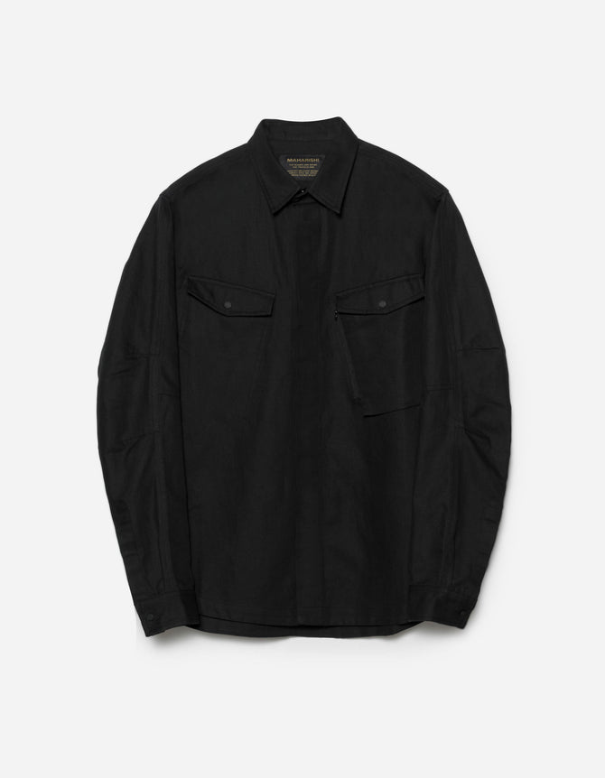 7028 MILTYPE Organic Custom Shirt Black