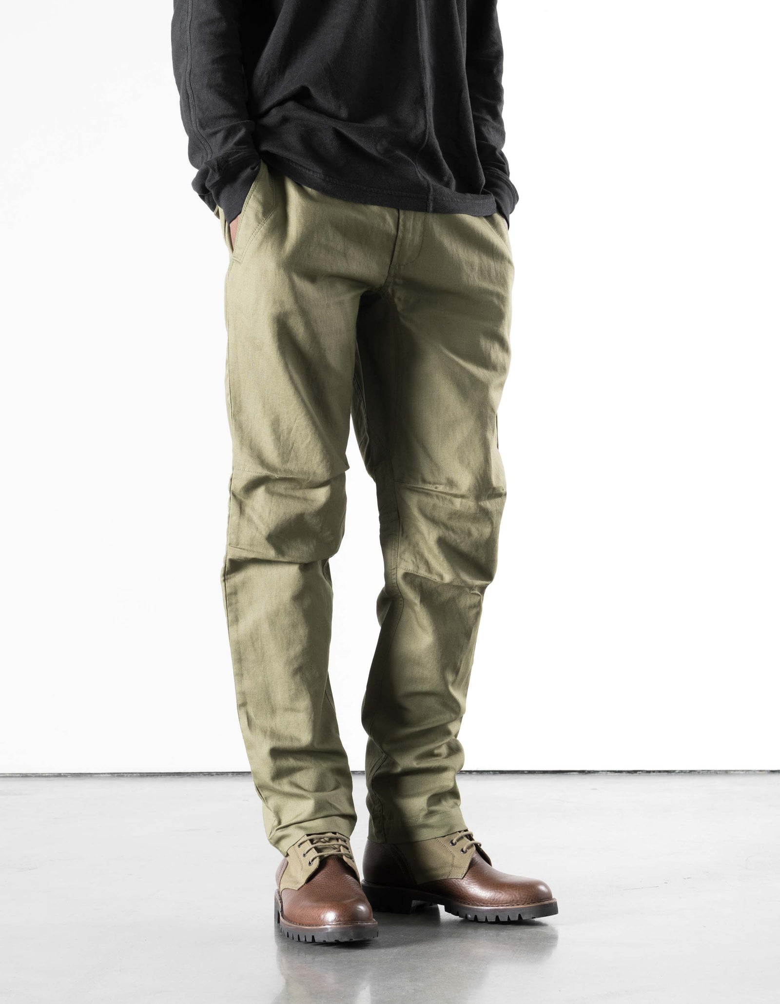 7401 WR Hemp Custom Pants Olive OG-107F
