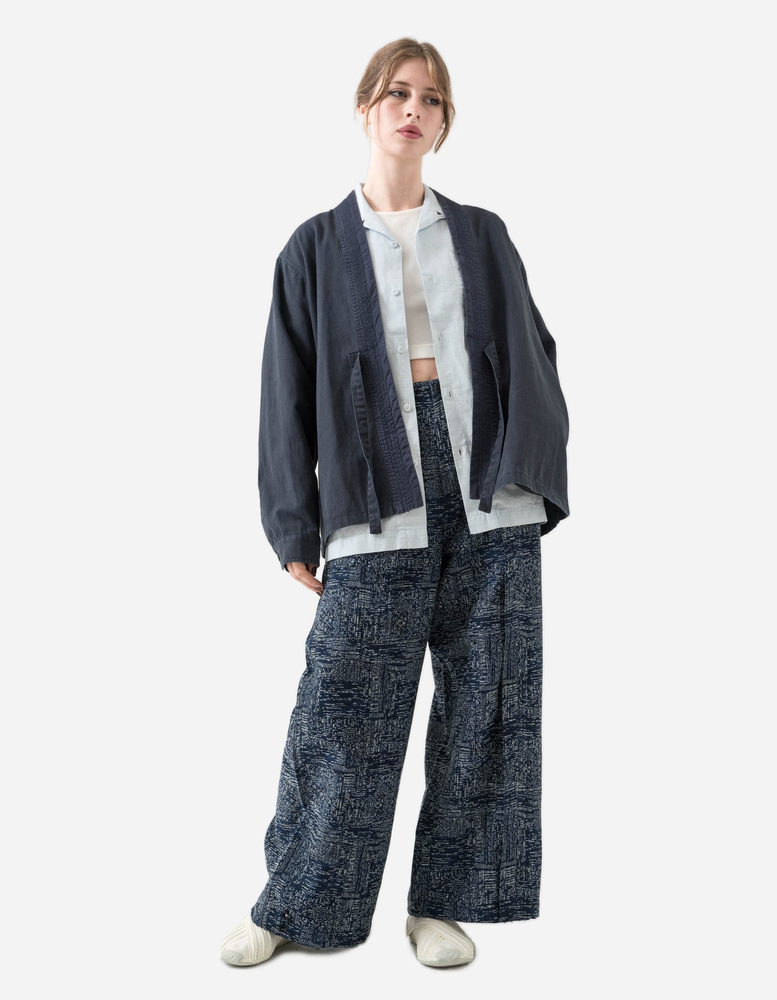 4605 Hemp Hanten Shirt Navy