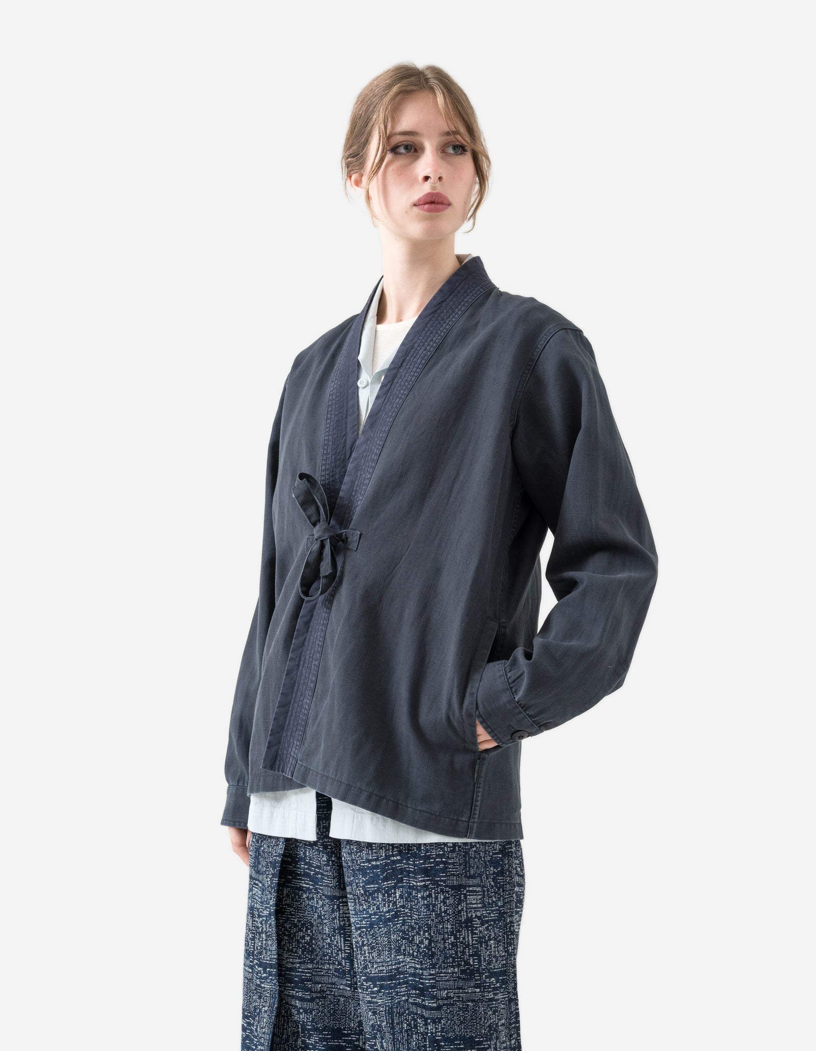 4605 Hemp Hanten Shirt Navy