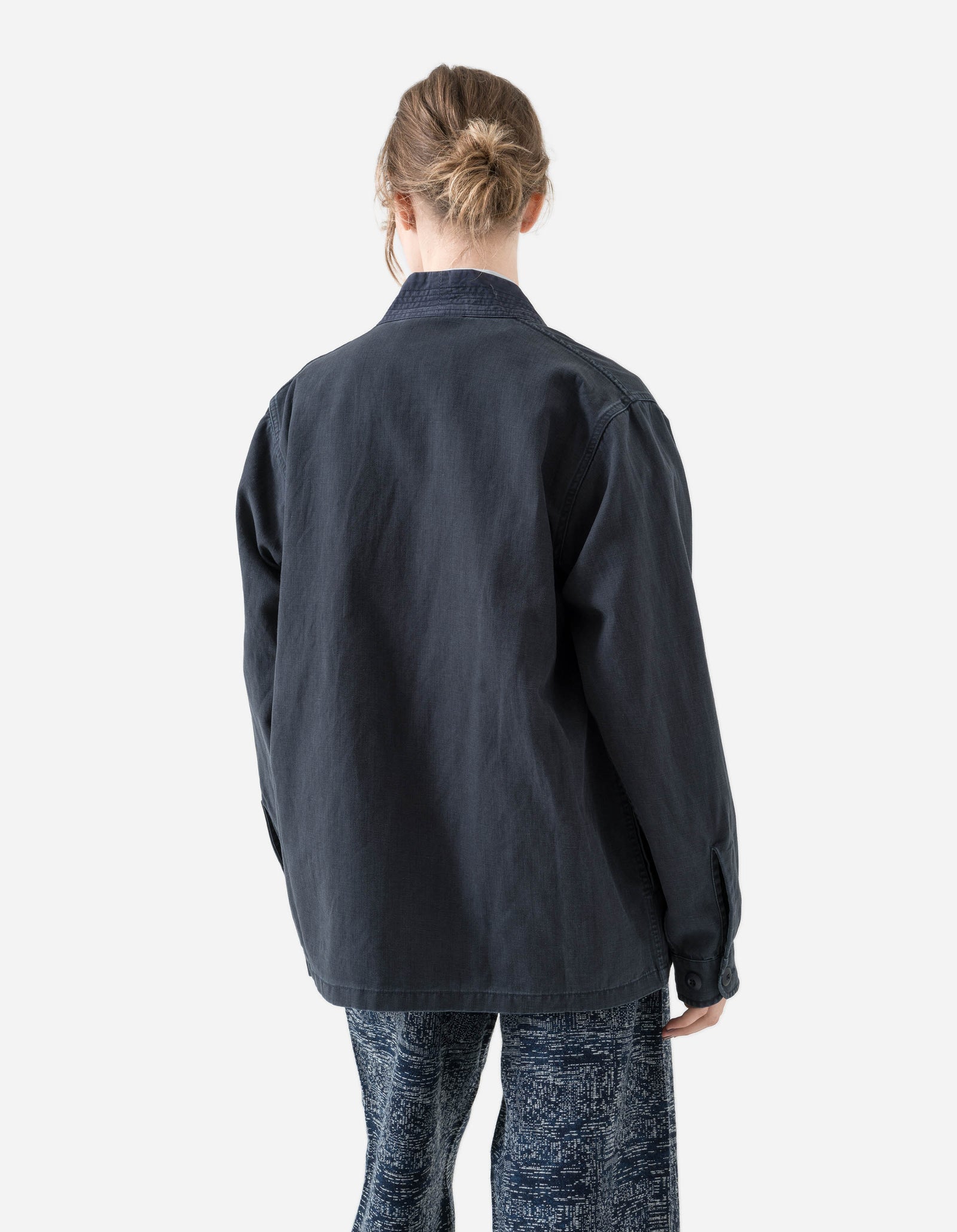 4605 Hemp Hanten Shirt Navy