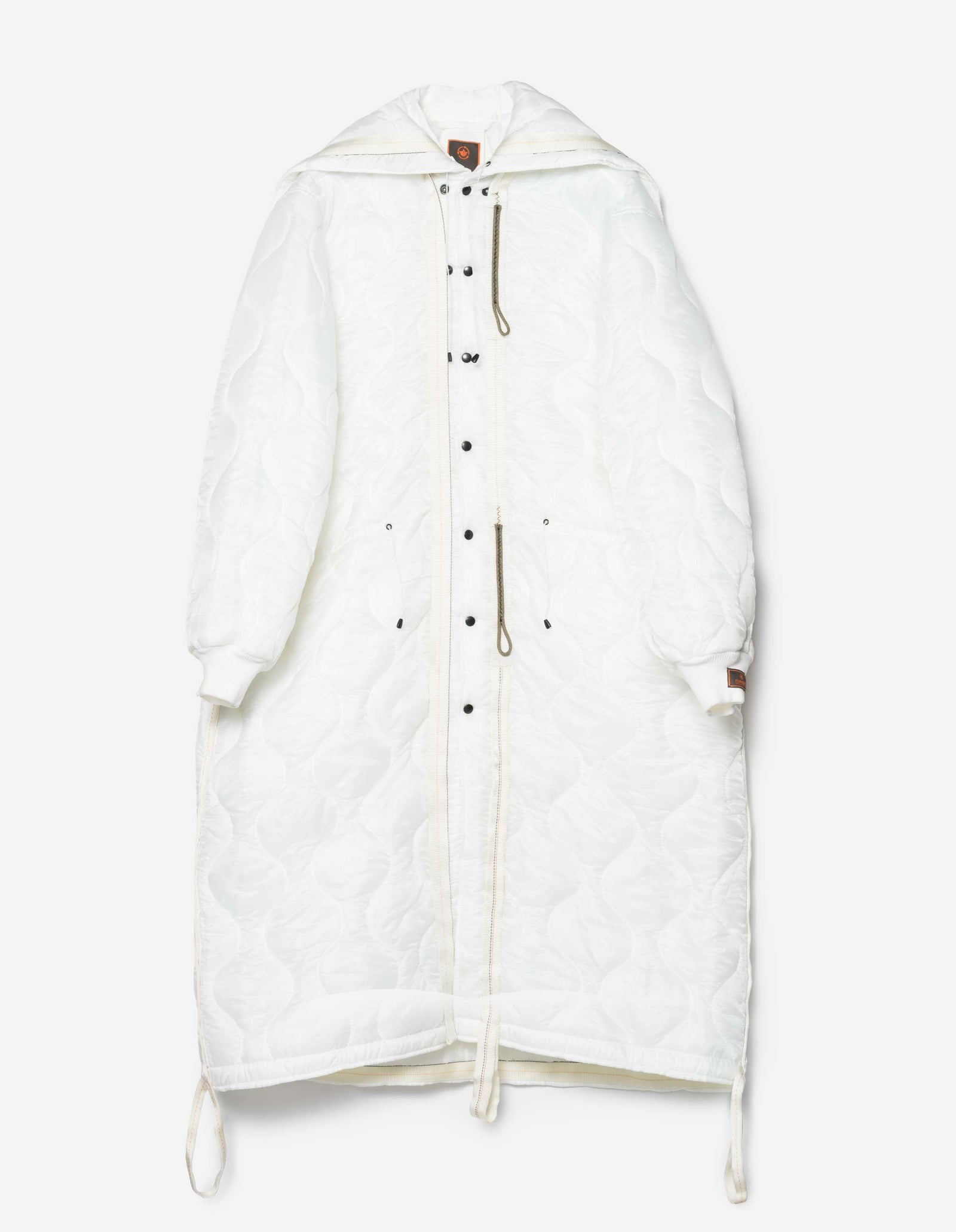 1598 Upcycled U.S. Army Inspector Parka White