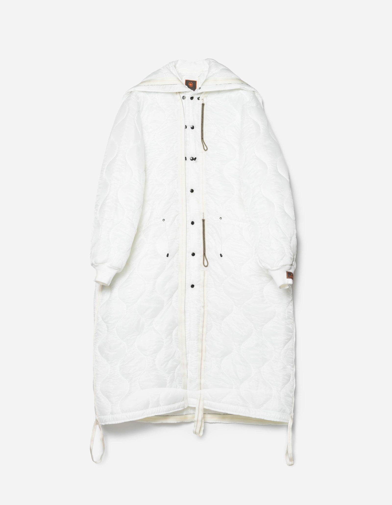1598 Upcycled U.S. Army Inspector Parka White