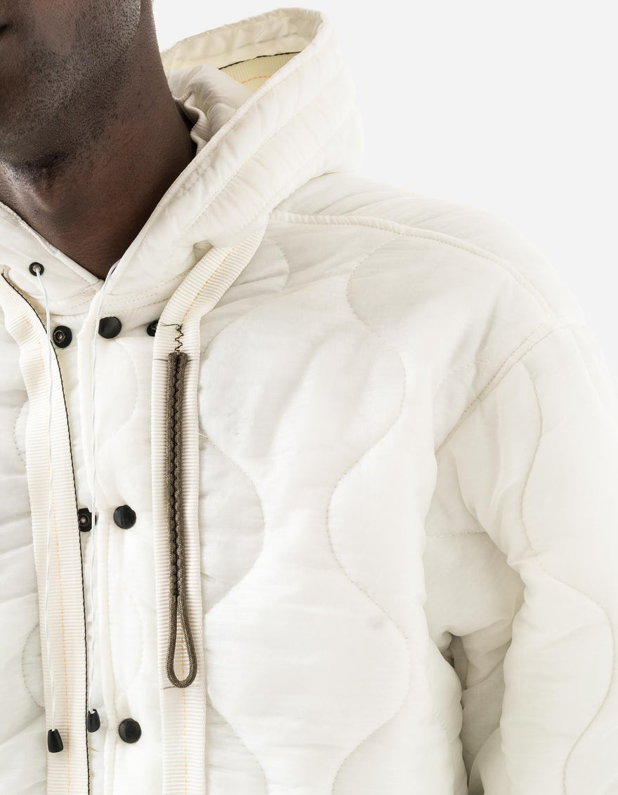 1598 Upcycled U.S. Army Inspector Parka White