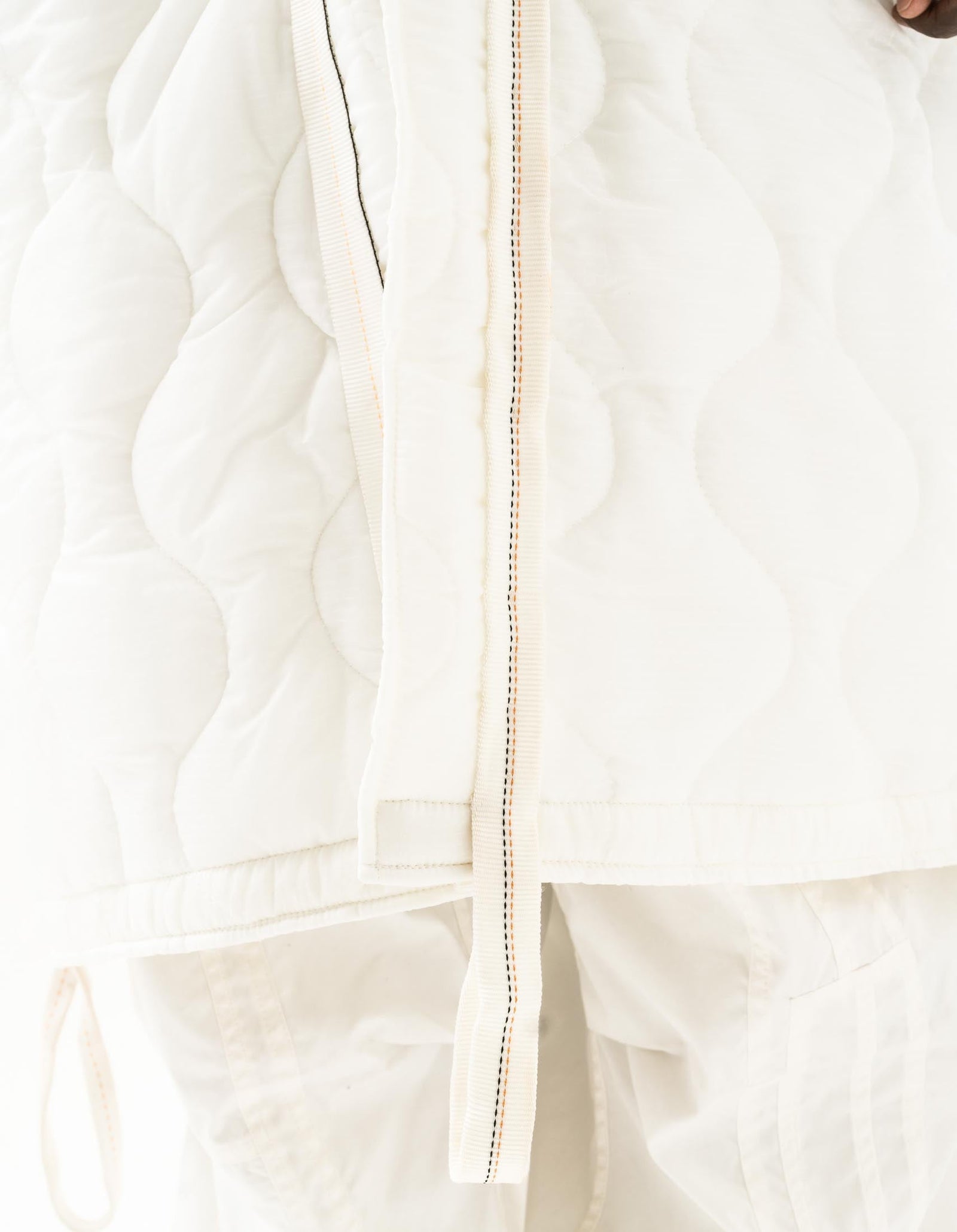 1598 Upcycled U.S. Army Inspector Parka White