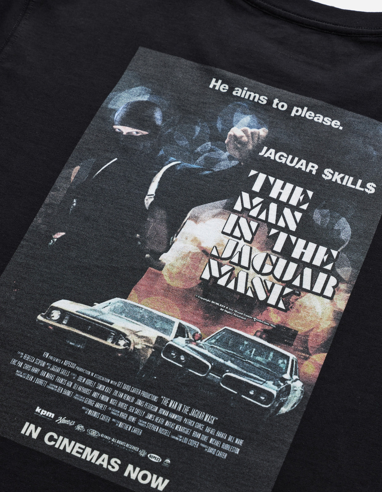 1105 The Man in the Mask T-Shirt Black