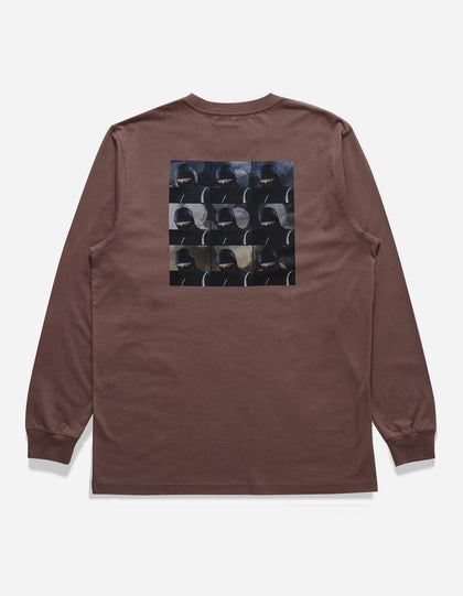1106 The Jaguar Mask L/S T-Shirt Murasaki Purple