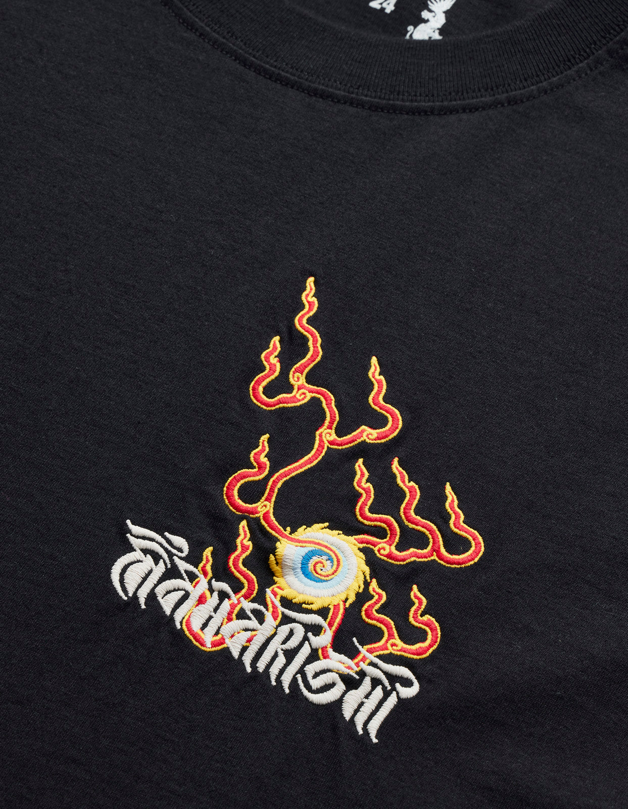 1254 Flaming Pearl T-Shirt Black