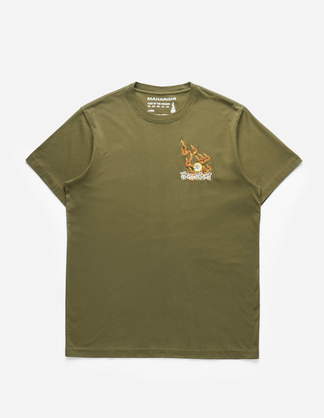1254 Flaming Pearl T-Shirt Olive