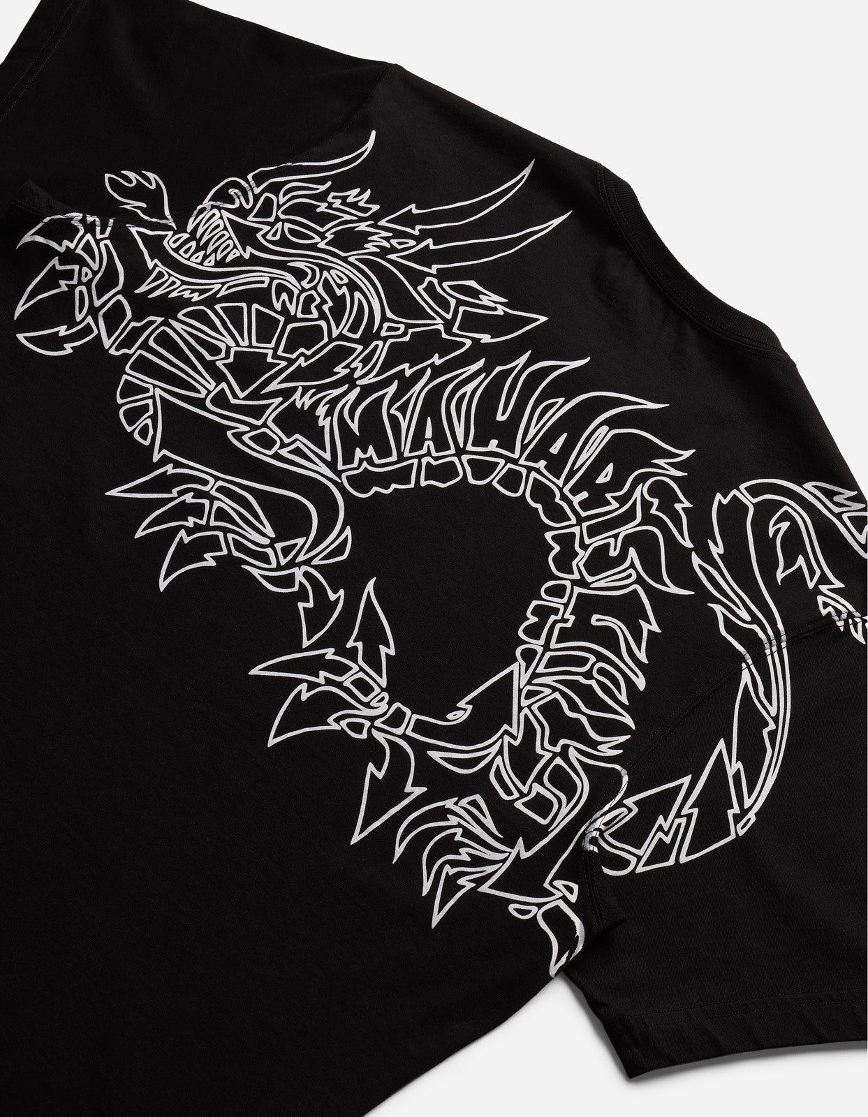 1256 Distorted Dragon T-Shirt · Guest Artist: Kay One Black