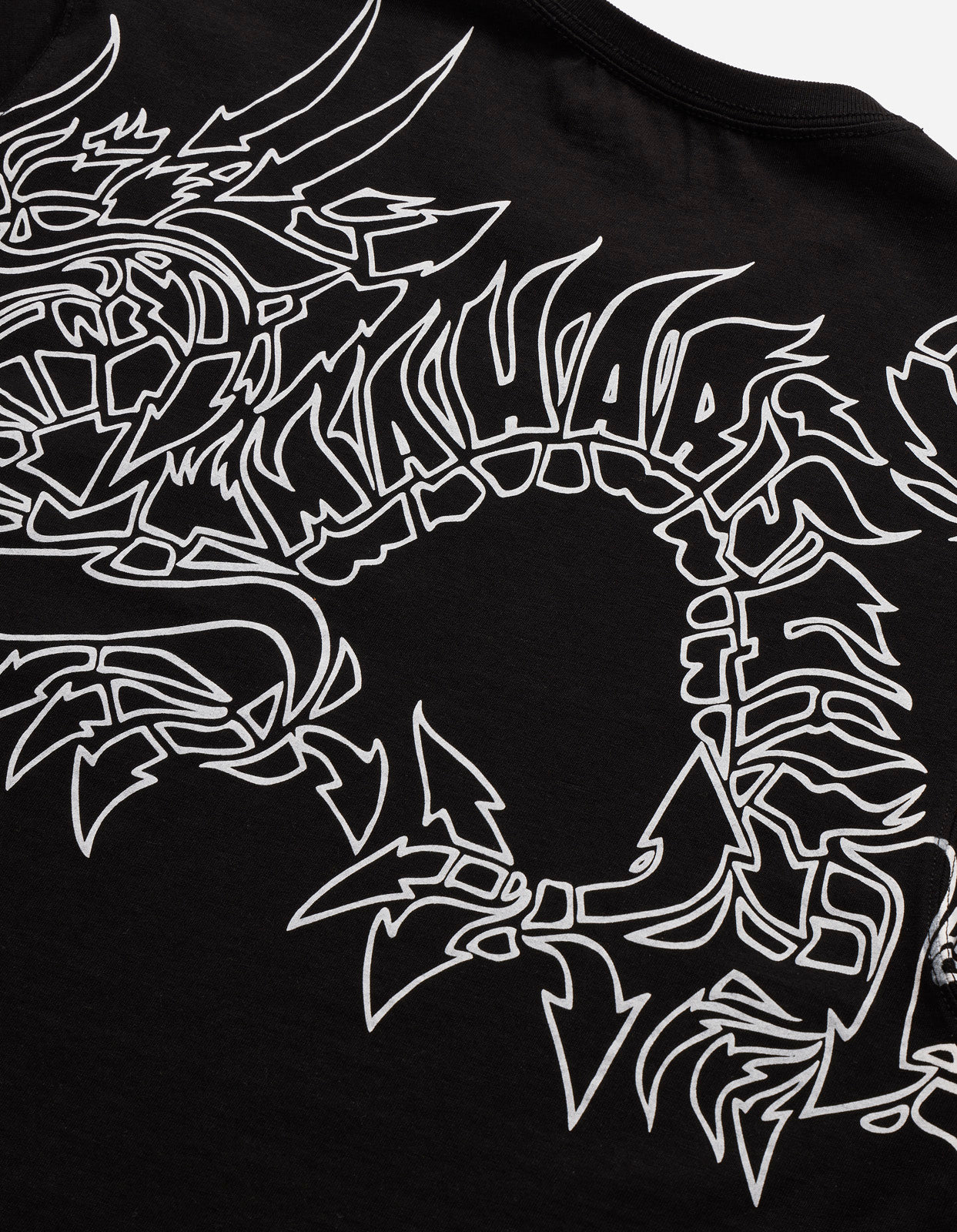 Maharishi | Distorted Dragon T-Shirt · Guest Artist: Kay One Black