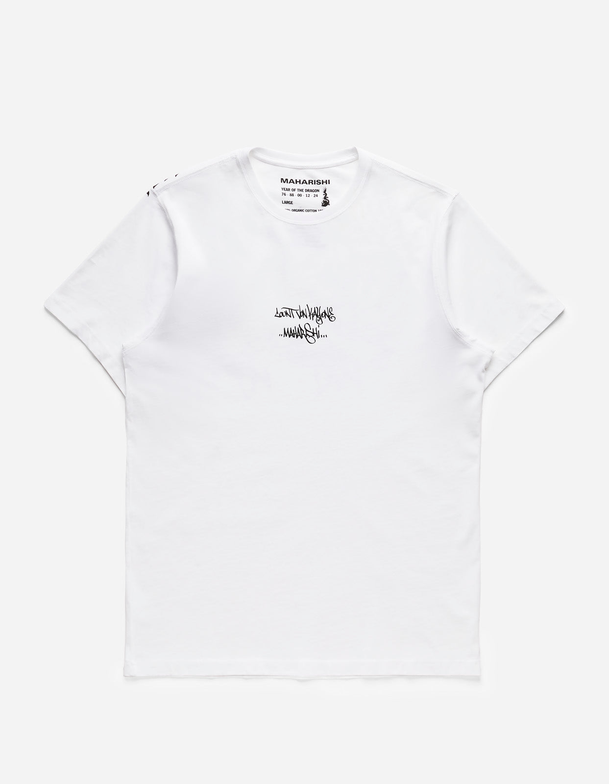 1256 Distorted Dragon T-Shirt · Guest Artist: Kay One White