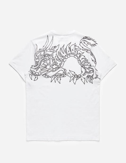 1256 Distorted Dragon T-Shirt · Guest Artist: Kay One White