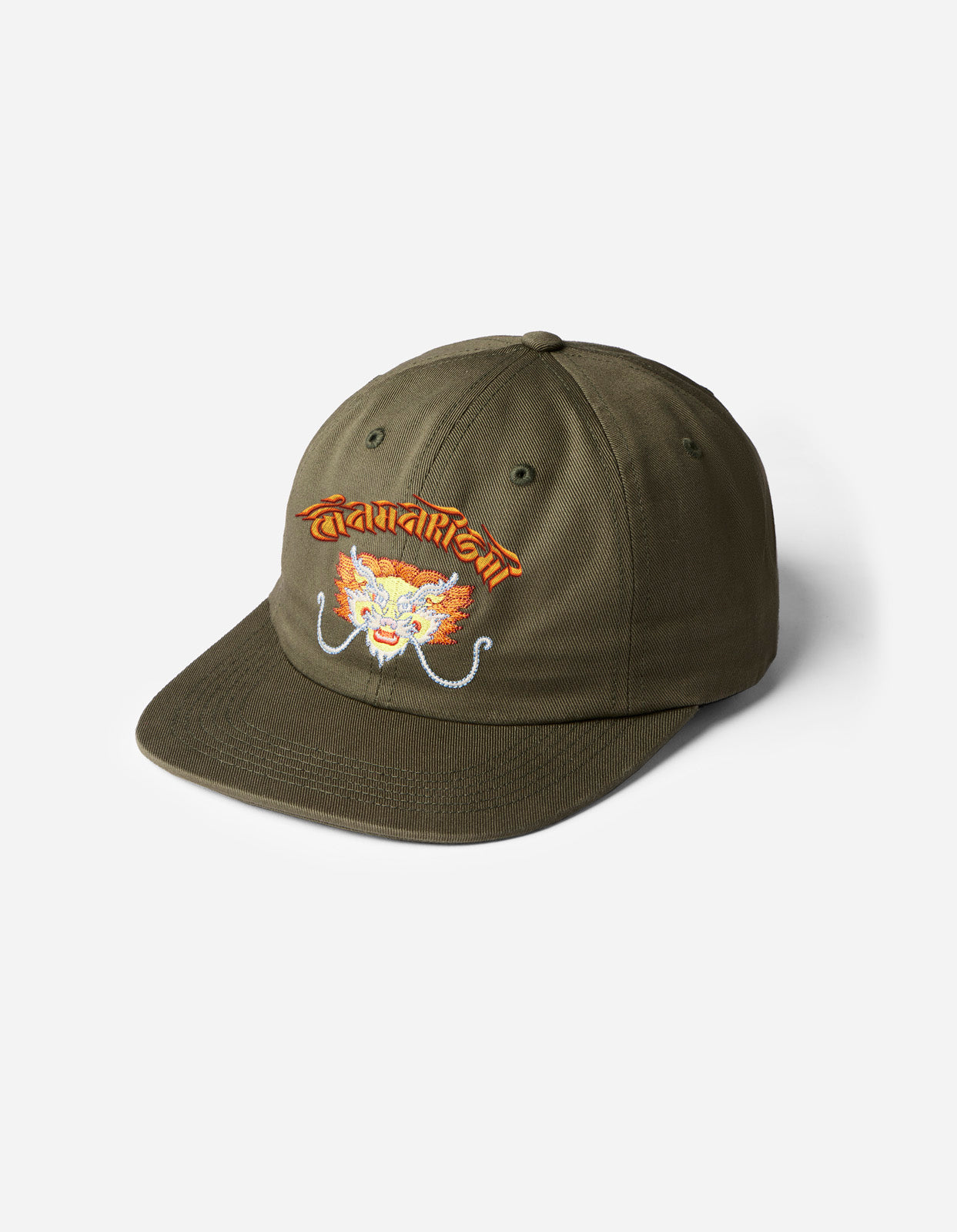 1262 Year of the Dragon 6 Panel Cap Olive