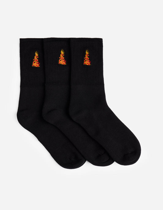 3 Pairs Charcoal Grey Wool Split Toe Tabi Socks For Hiking Or