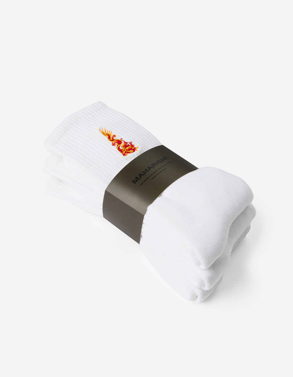 1264 Micro Dragon Sport Sock 3 Pack White/White/White