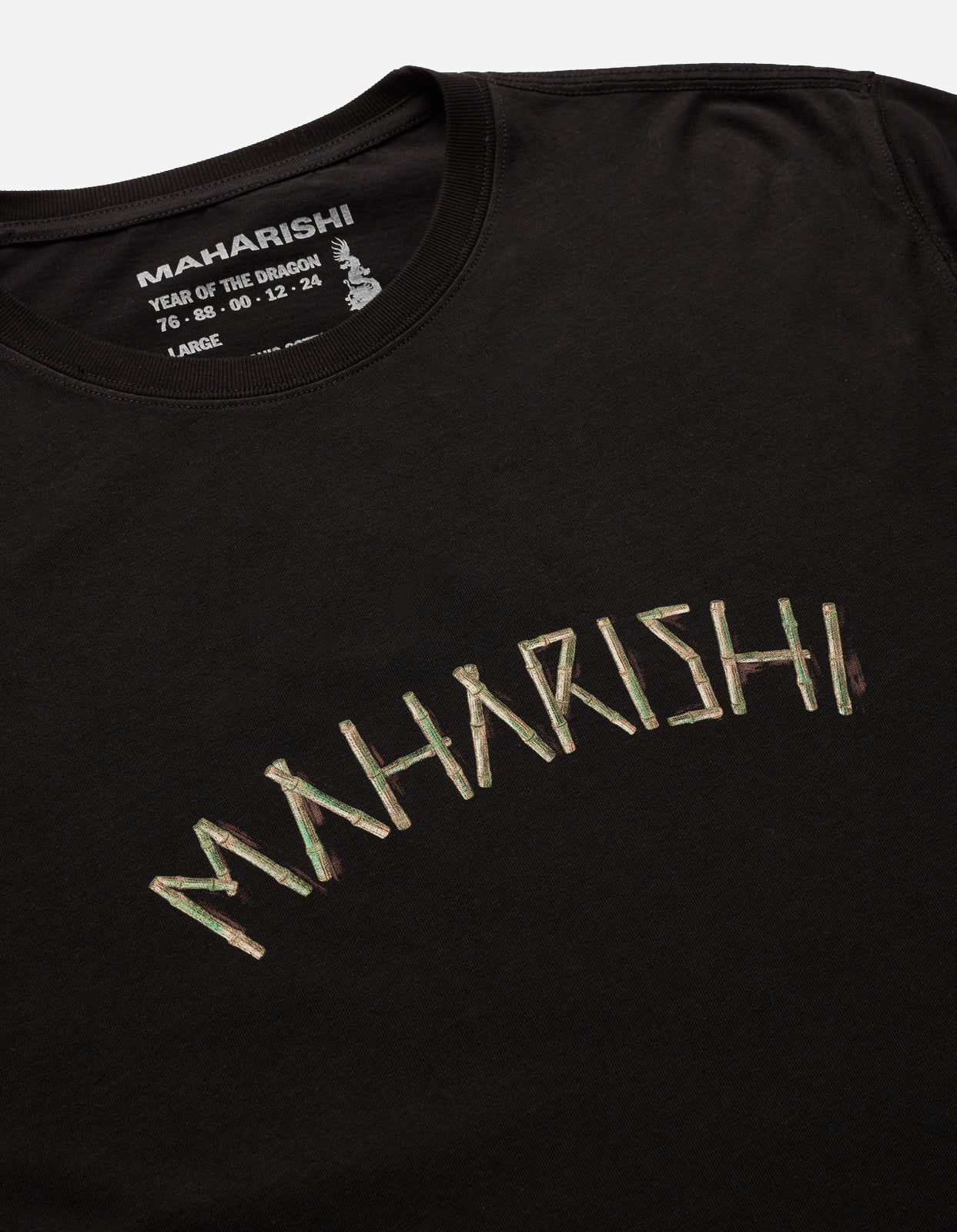 1278 Bamboo Maharishi T-Shirt Black