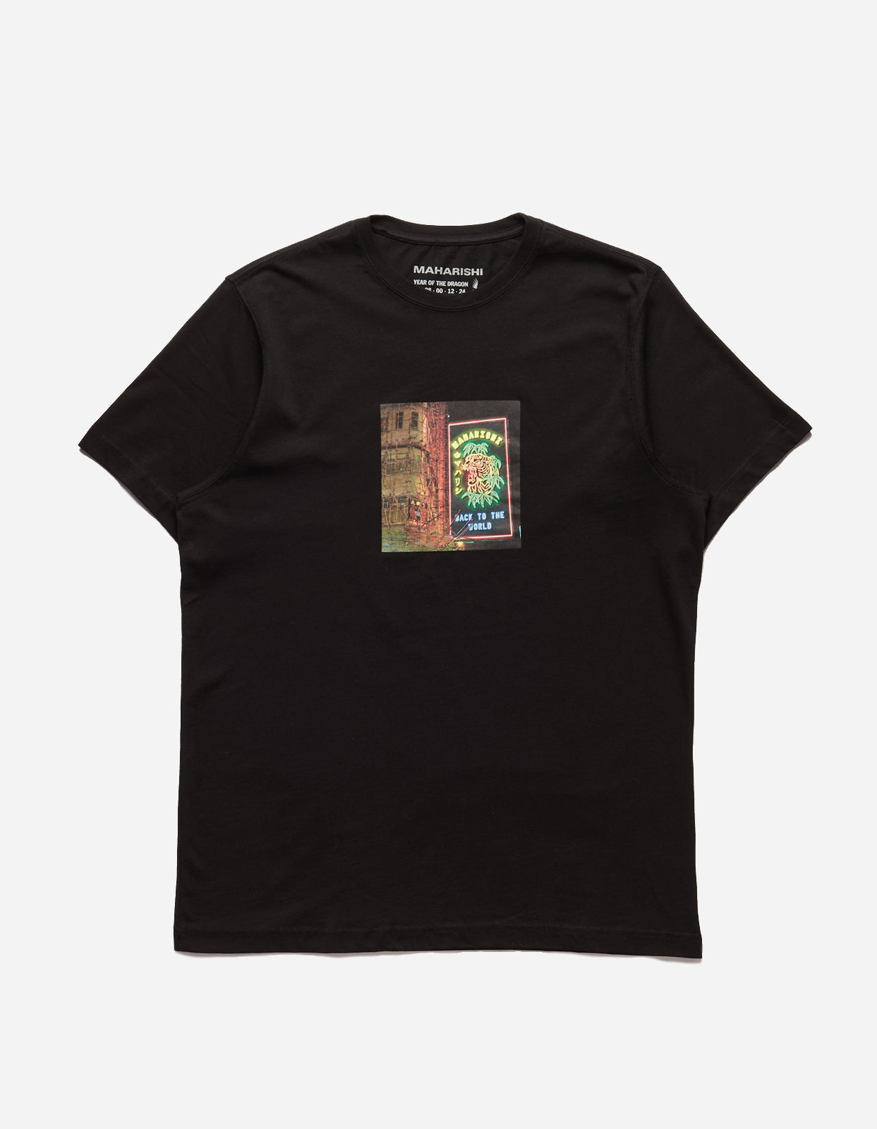 1281 Neon Tiger T-Shirt Black