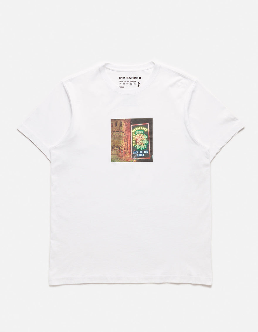 1281 Neon Tiger T-Shirt White