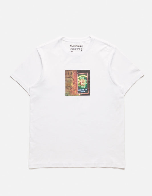 1281 Neon Tiger T-Shirt White
