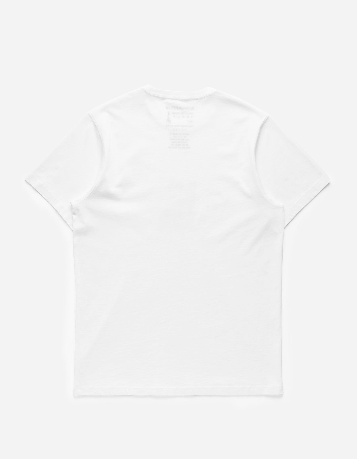 1296 Tiger Fur Calligraphy T-Shirt White