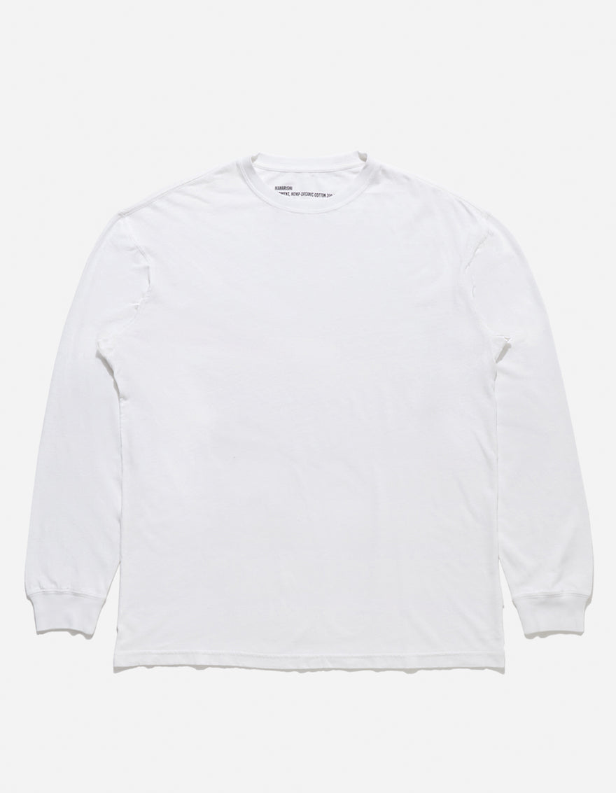 4030 Hemp Organic L/S T-Shirt White
