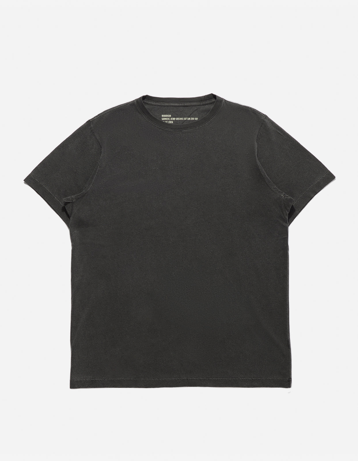 4031 Hemp Organic T-Shirt Black BLK-108F