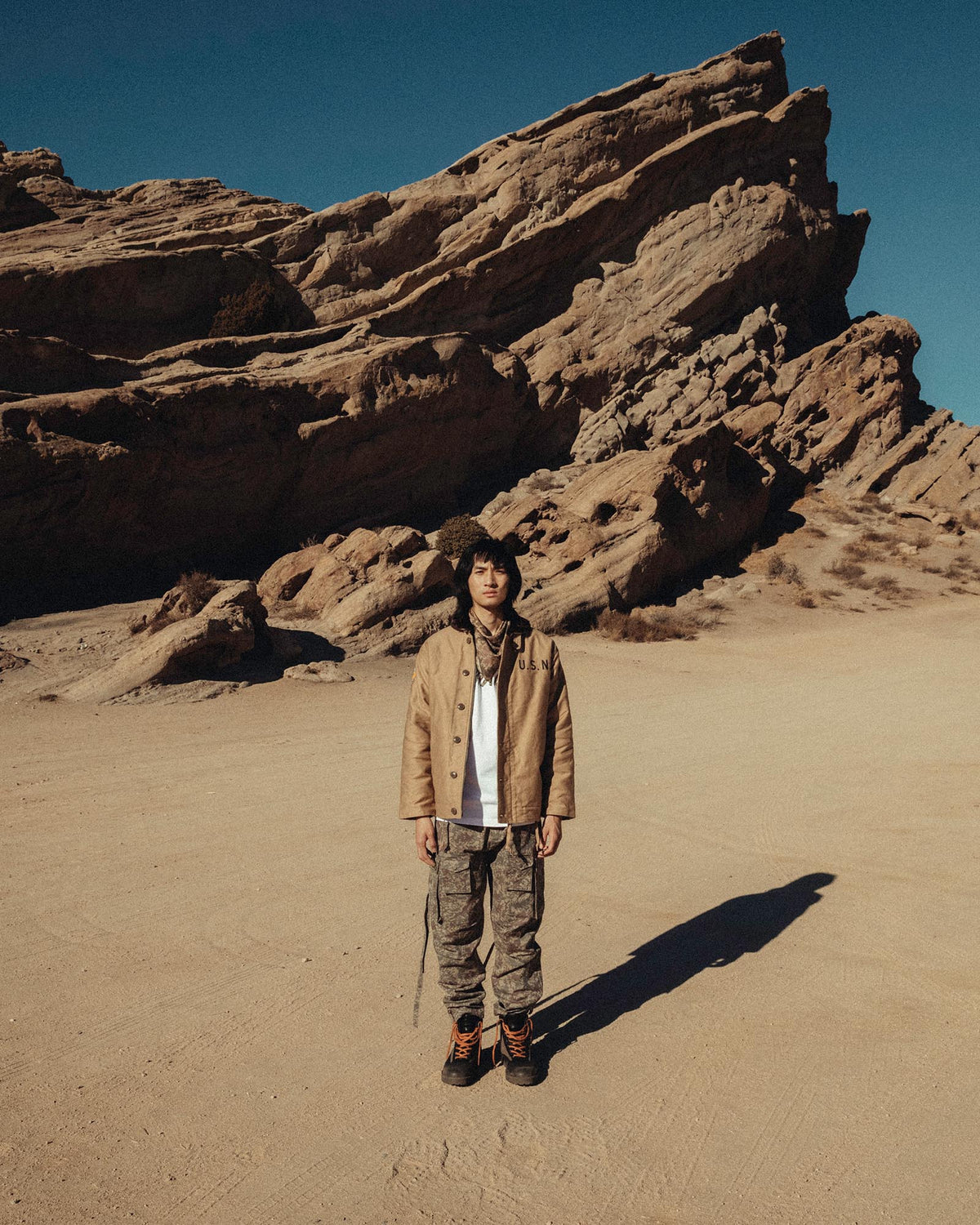 3533 Seawolves Deck Jacket · Japanese M1 Cord Sand