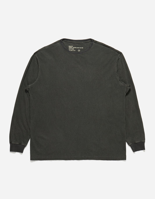 4030 Hemp Organic L/S T-Shirt Black BLK-108F