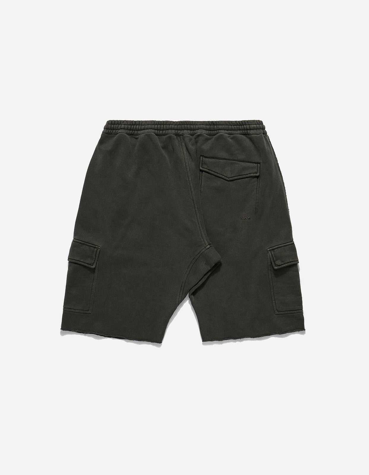 4032 Hemp Organic Cargo Sweat Shorts Black BLK-108F