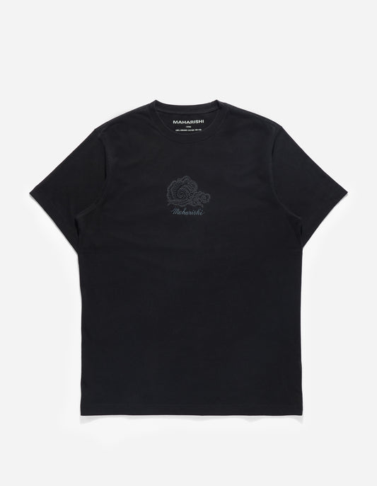 4218 Thai Cloud Embroidered T-Shirt Black/Tonal