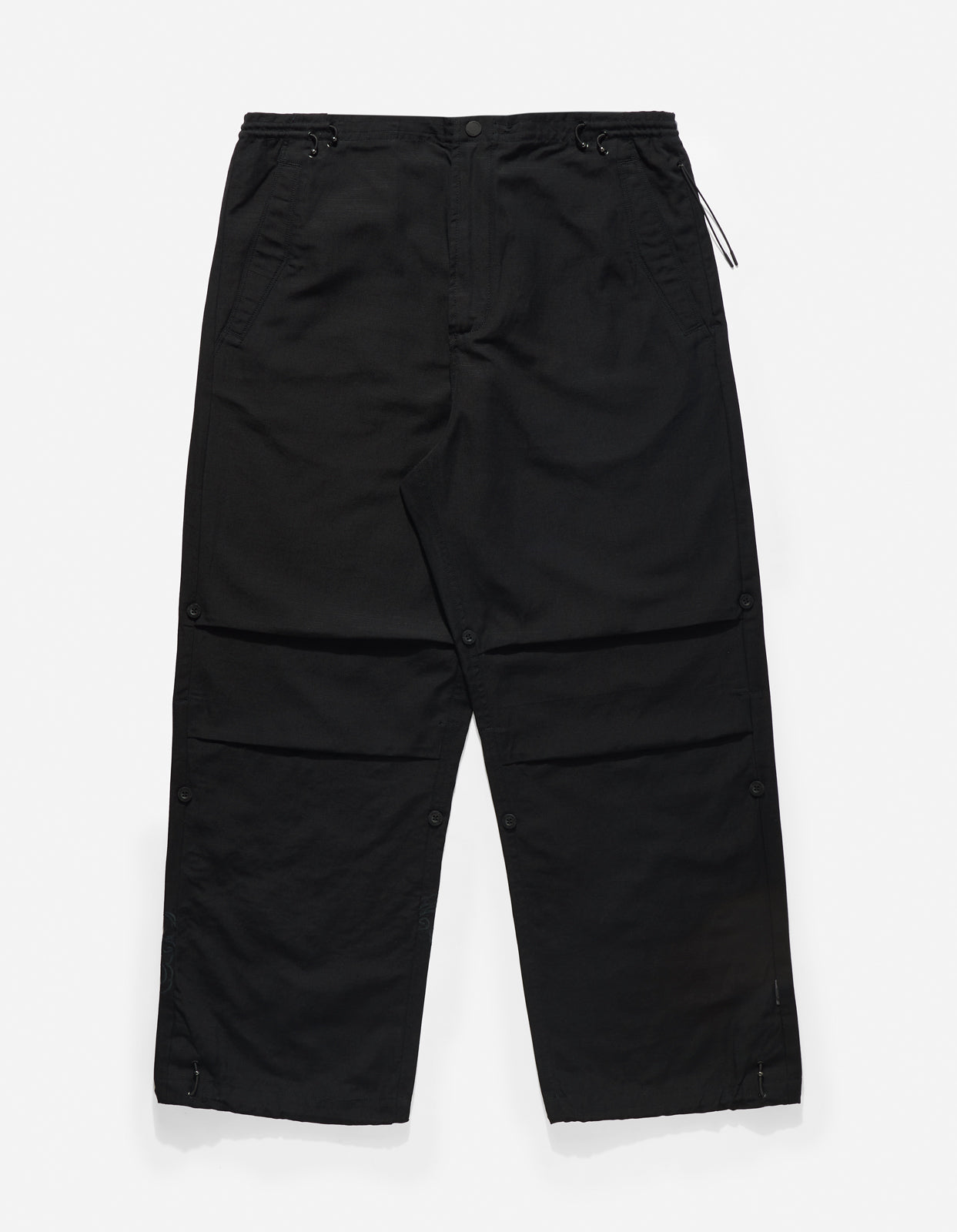 4219 Thai Cloud Embroidered Loose Snopants® Black/Tonal