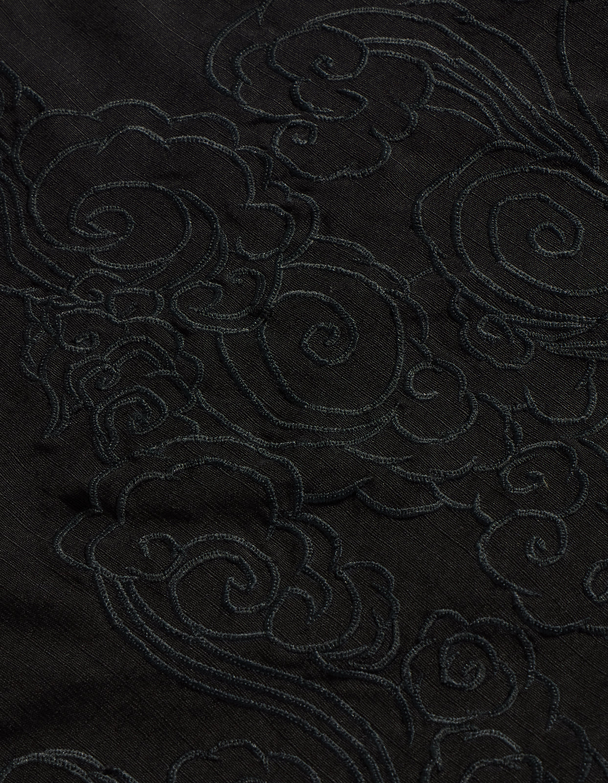 4219 Thai Cloud Embroidered Loose Snopants® Black/Tonal