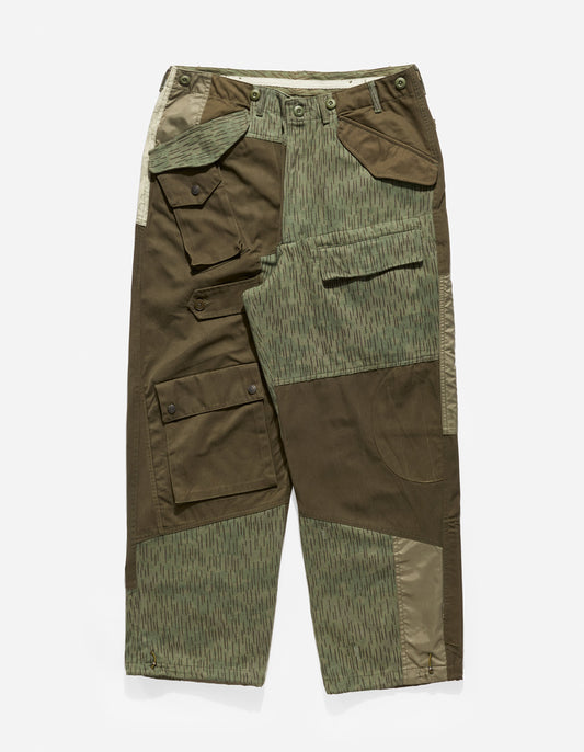 4277 Upcycled M65 Loose Cargo Pants Olive