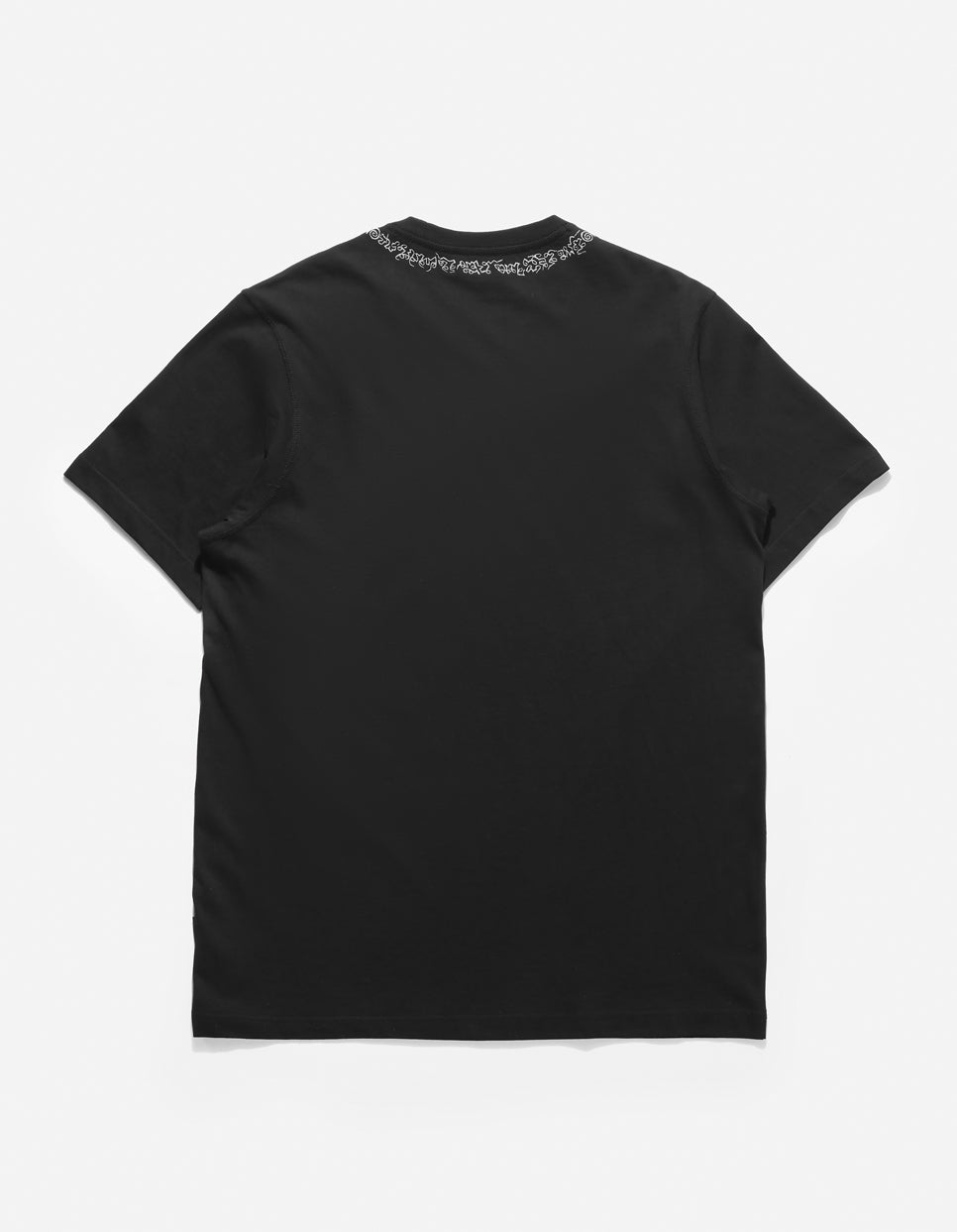 4285 Sak Yant Embroidered Organic T-Shirt Black