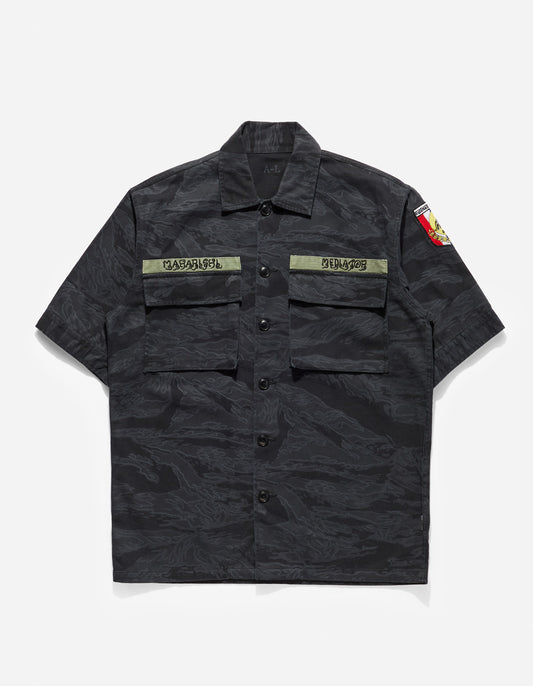 4290 Tigerstripe Advisor's Overshirt Subdued Night