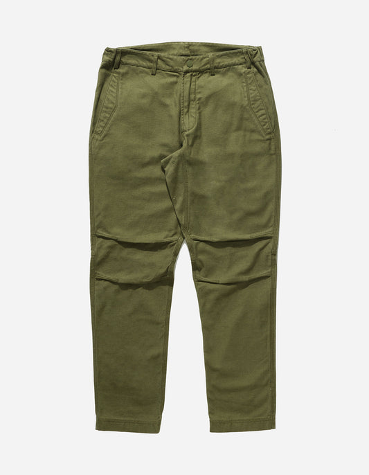 4544 Washed Hemp Custom Pants Olive OG-107F