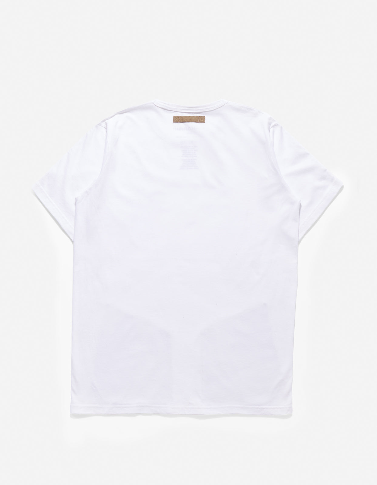 4555 Organic Travel T-Shirt White/Mushroom