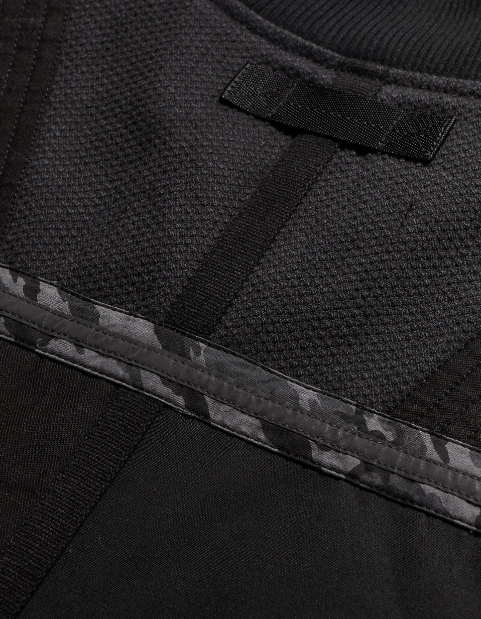 4558 Tugihagi Patchwork Tobi Vest Black