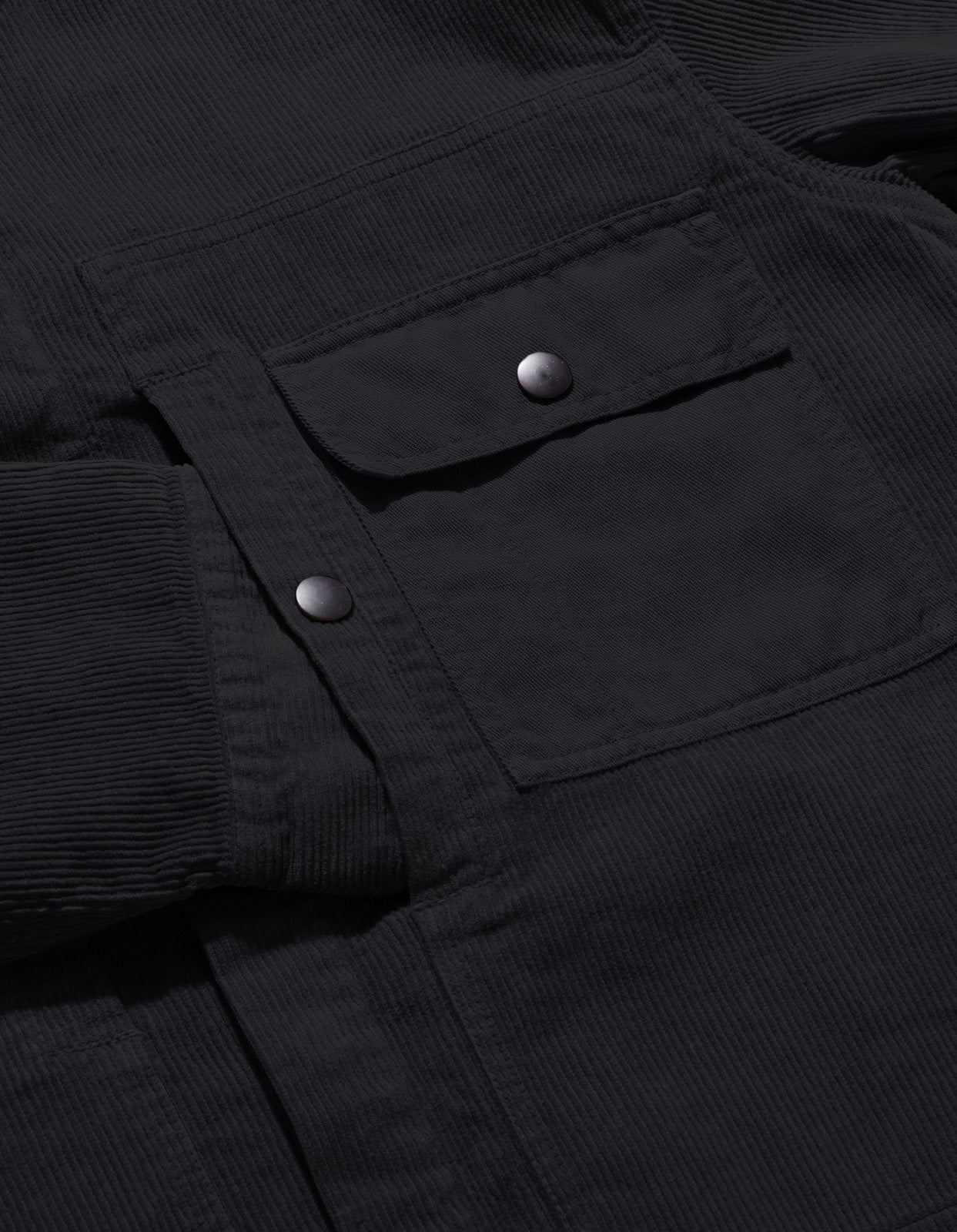 4566 Hemp Cord Utility Shirt Black
