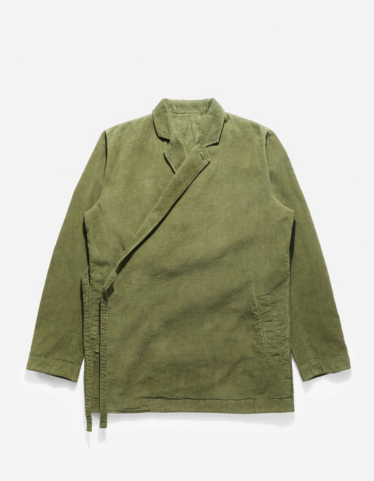 4567 Hemp Cord Kimono Blazer Olive OG-107F
