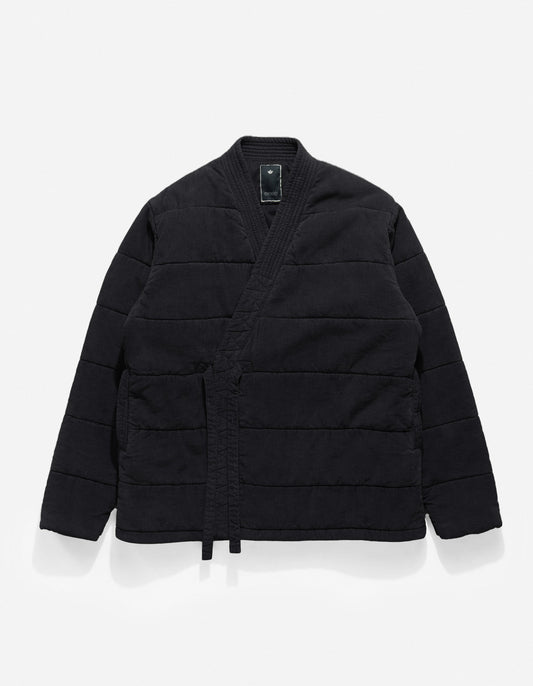 4570 Hemp Cord Padded Kimono Black
