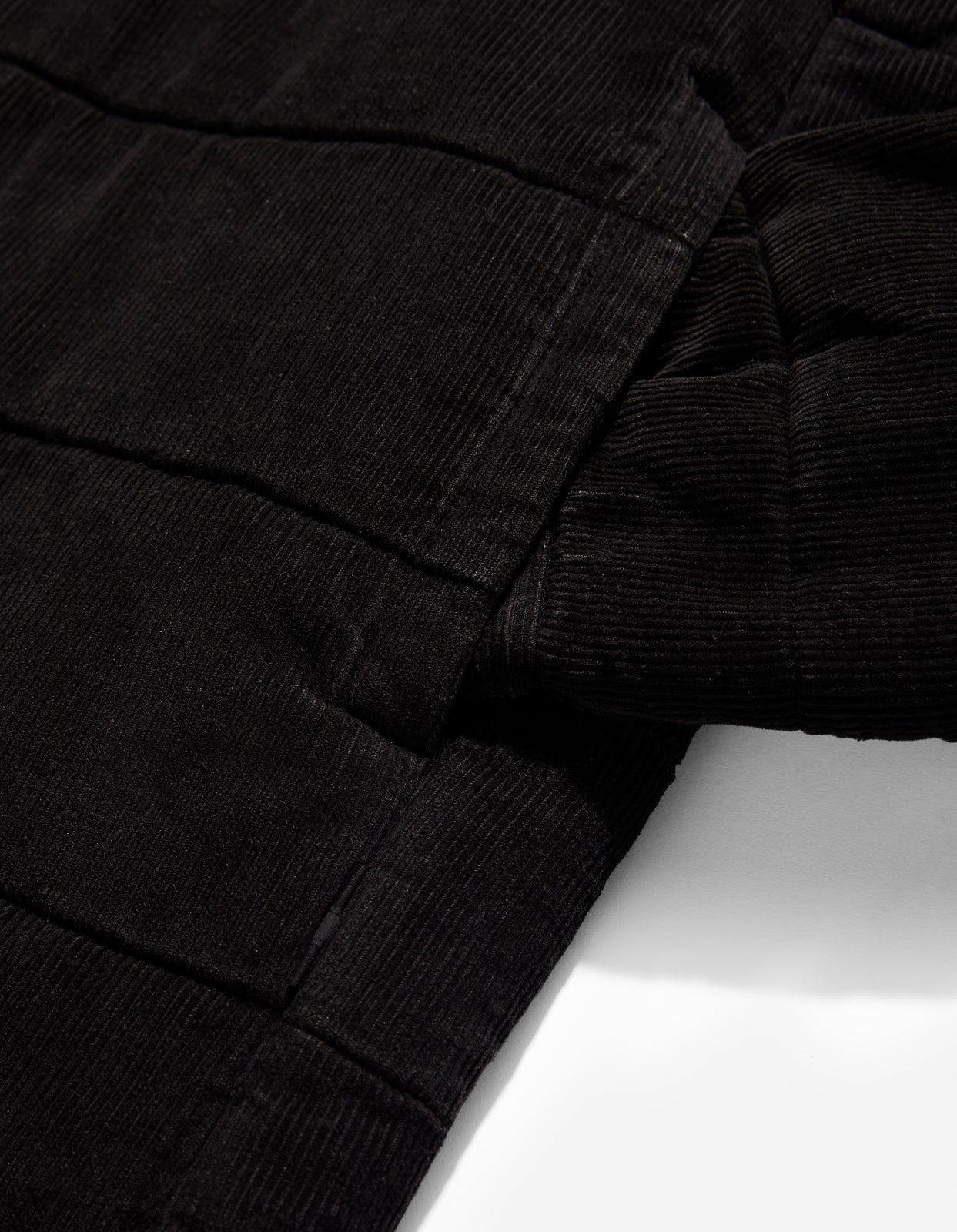4571 Hemp Cord Padded Shirt Black