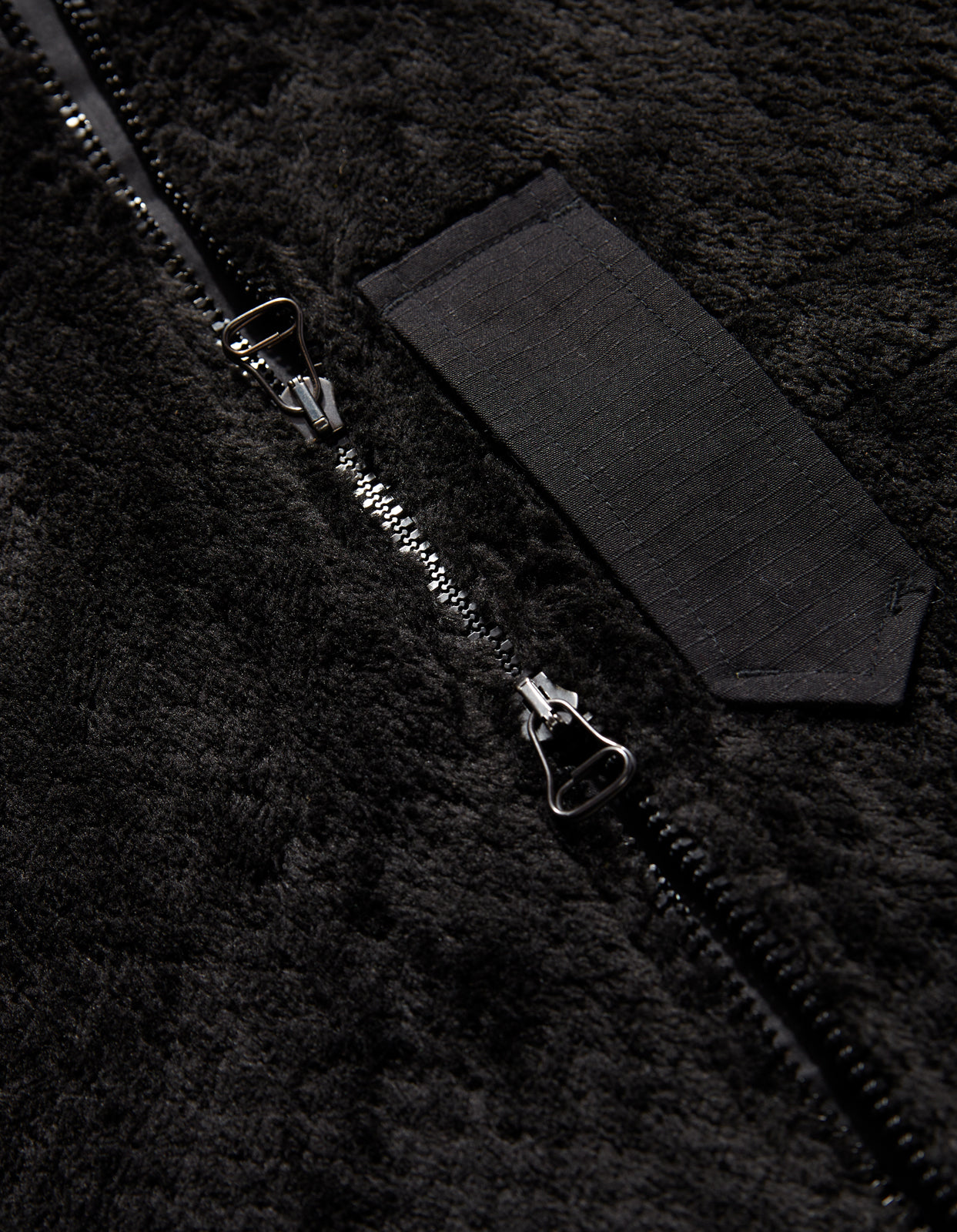 4577 Polartec® High Loft Zipped Fleece Black
