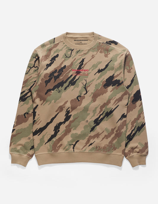 4598 DPM: Bonsai Forest MILTYPE Embroidered Crew Sweat Woodland