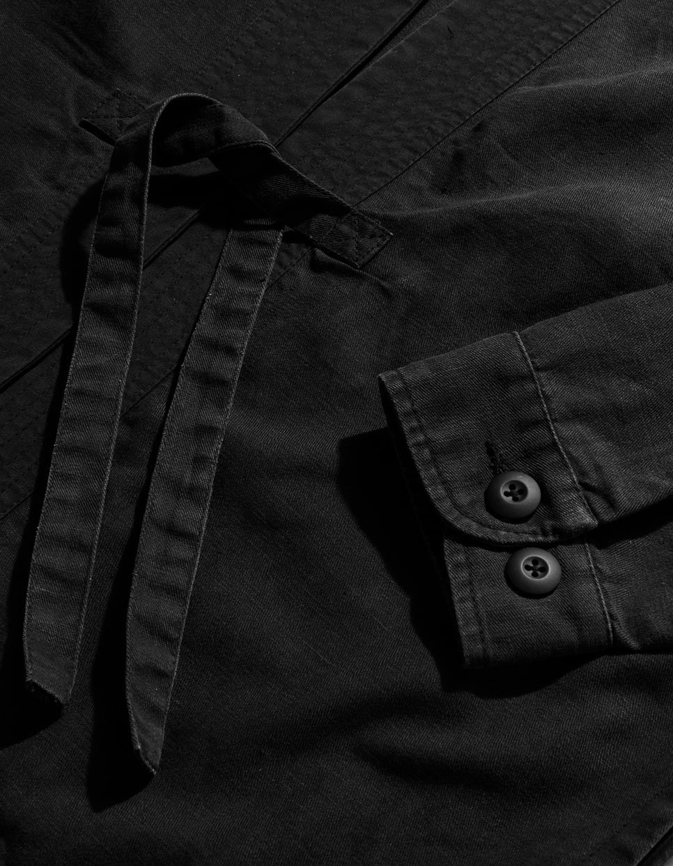 4605 Hemp U.S. Hanten Shirt Black