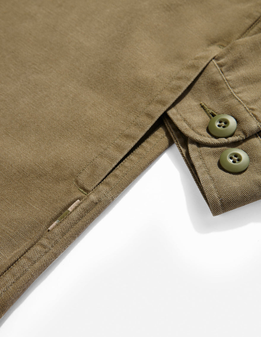4605 Hemp U.S. Hanten Shirt Olive OG-107F
