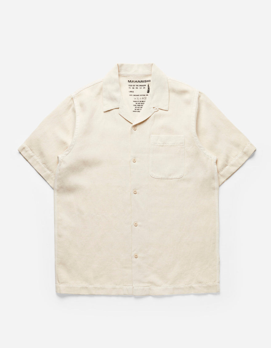 5005 Hemp Camp Collar Shirt Ecru