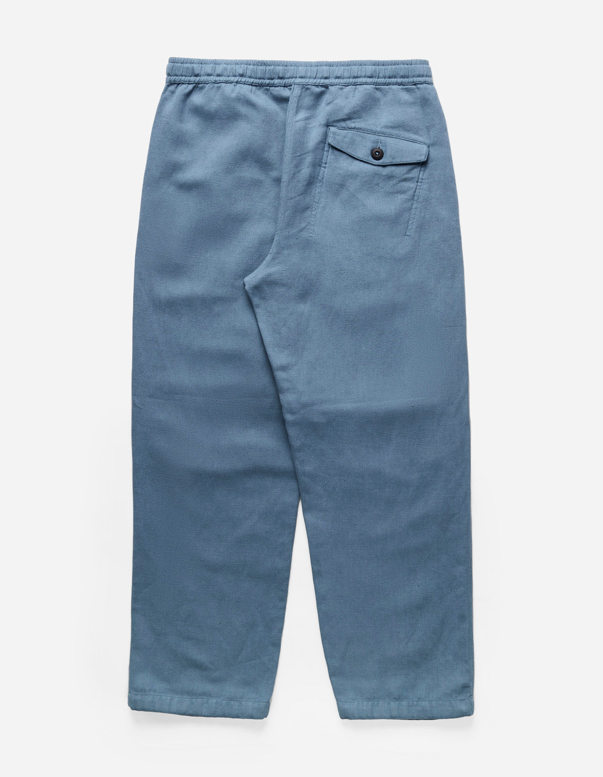 5006 Hemp Asym Loose Track Pants Subdued Blue